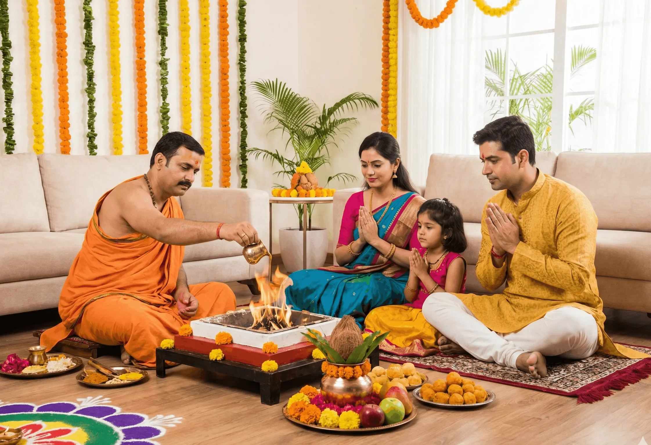 How to Perform Griha Pravesh Puja at Home